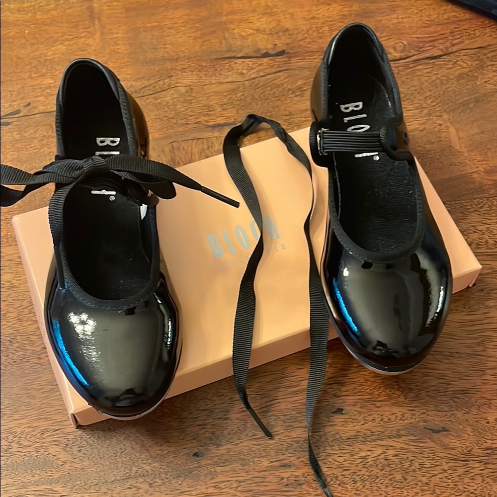 Bloch Kids Black Patent Leather Shoes